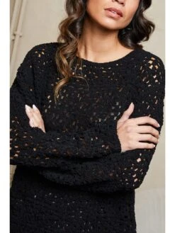 Trui "Jaza" Zwart -Limango Winkel josefine trui jaza zwart 3