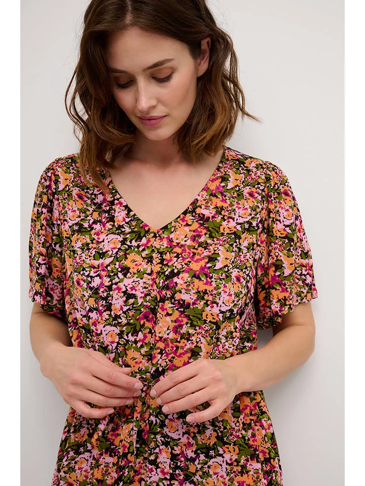 Jurk lichtroze/zwart/groen Kaffe Jurk Lichtroze/zwart/groen -Limango Winkel kaffe jurk lichtroze zwart groen 3