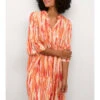 Kaffe Jurk Oranje/rood/wit -Limango Winkel kaffe jurk oranje rood wit