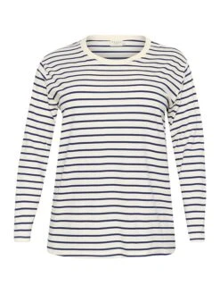 Kaffe Longsleeve "Winni" Wit/donkerblauw -Limango Winkel kaffe longsleeve winni wit donkerblauw 4