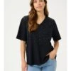 Kaffe Shirt "Shanna" Zwart 2 Kaffe Shirt "Shanna" Zwart -Limango Winkel kaffe shirt shanna zwart