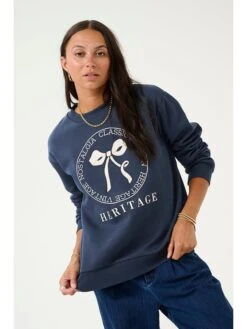Kaffe Sweatshirt "Ellen" Donkerblauw