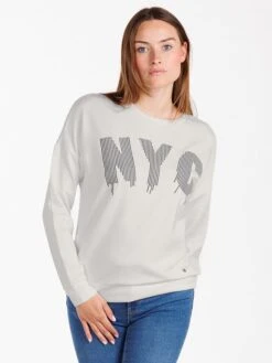 Key Largo Sweatshirt "Brooklyn" Wit