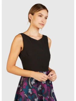 KLEO Jurk Paars/zwart -Limango Winkel kleo jurk paars zwart 3