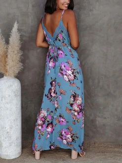 Jurk Blauw/paars/wit -Limango Winkel la angels jurk blauw paars wit 6