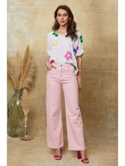 Shirt "Aphrodite" Wit/meerkleurig