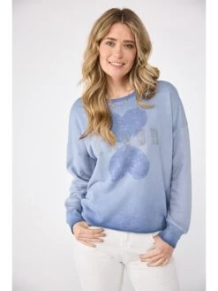 Sweatshirt "Cyrene" Lichtblauw