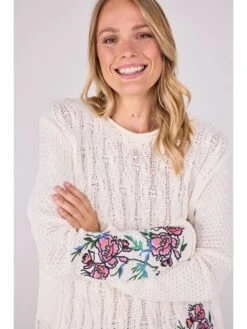 Trui "Tricia" Wit 3 Trui "Tricia" Wit -Limango Winkel lieblingsstuck trui tricia wit 1