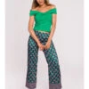 Broek Groen/lichtroze -Limango Winkel made of emotion broek groen lichtroze