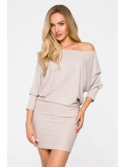 Jurk Champagnekleurig