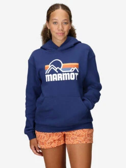 Marmot Hoodie "Coastal" Donkerblauw
