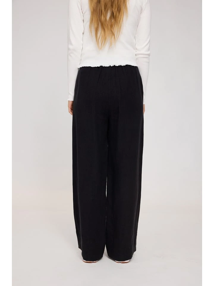 Linnen broek "Wide Leg" zwart Linnen Broek "Wide Leg" Zwart -Limango Winkel mazine linnen broek wide leg zwart 1