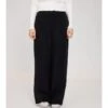 Linnen Broek "Wide Leg" Zwart 1 Linnen Broek "Wide Leg" Zwart -Limango Winkel mazine linnen broek wide leg zwart