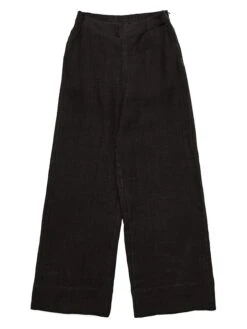 Linnen Broek "Wide Leg" Zwart 7 Linnen Broek "Wide Leg" Zwart -Limango Winkel mazine linnen broek wide leg zwart 5