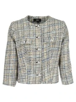 MEXX Blazer Lichtblauw/geel
