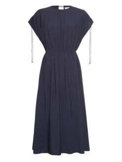 MOSS COPENHAGEN Jurk "Laurana" Donkerblauw