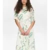 Jurk "Nukyndall" Crème/groen -Limango Winkel numph jurk nukyndall creme groen