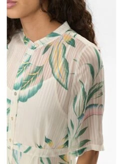 Jurk "Nukyndall" Crème/groen -Limango Winkel numph jurk nukyndall creme groen 3