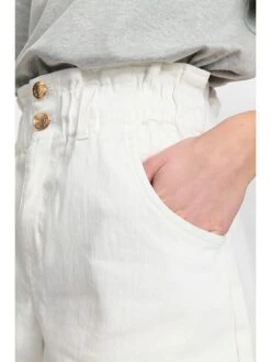 Spijkershort "Nululu" Wit -Limango Winkel numph spijkershort nululu wit 3