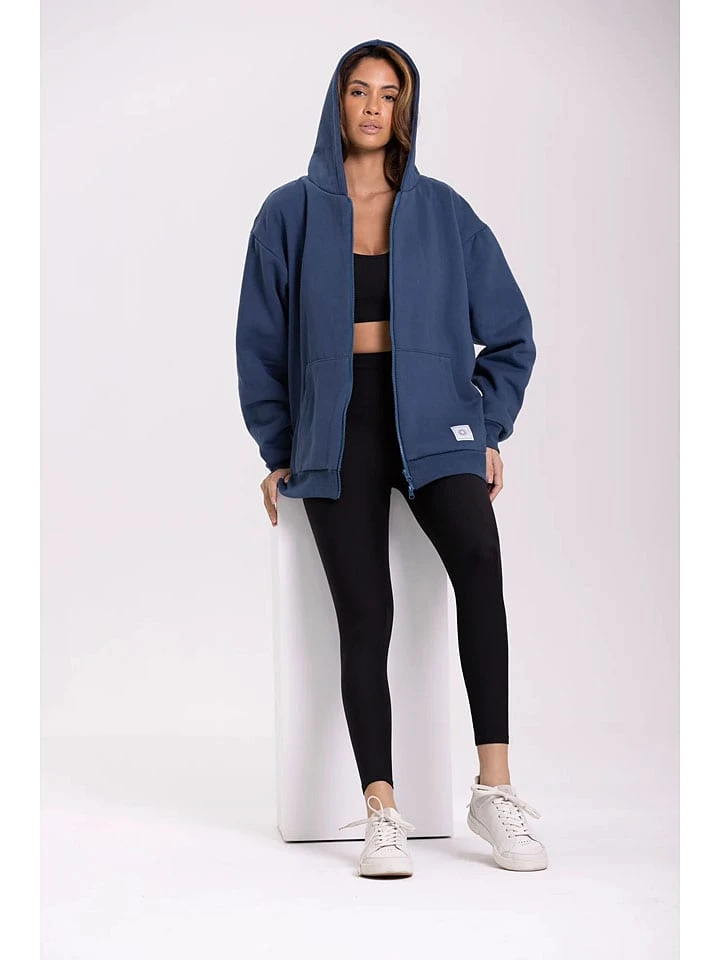 Sweatvest "Flow" blauw Sweatvest "Flow" Blauw -Limango Winkel onamaste sweatvest flow blauw 2