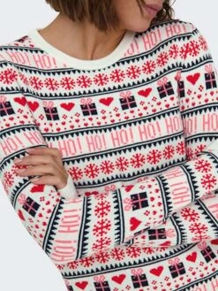 ONLY Trui Wit/rood/zwart -Limango Winkel only trui wit rood zwart 4