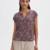 OPUS Shirt Auberginekleurig/zwart/wit -Limango Winkel opus shirt auberginekleurig zwart wit