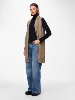 Pieces Longvest "Jana" Taupe 3 Pieces Longvest "Jana" Taupe -Limango Winkel pieces longvest jana taupe 1