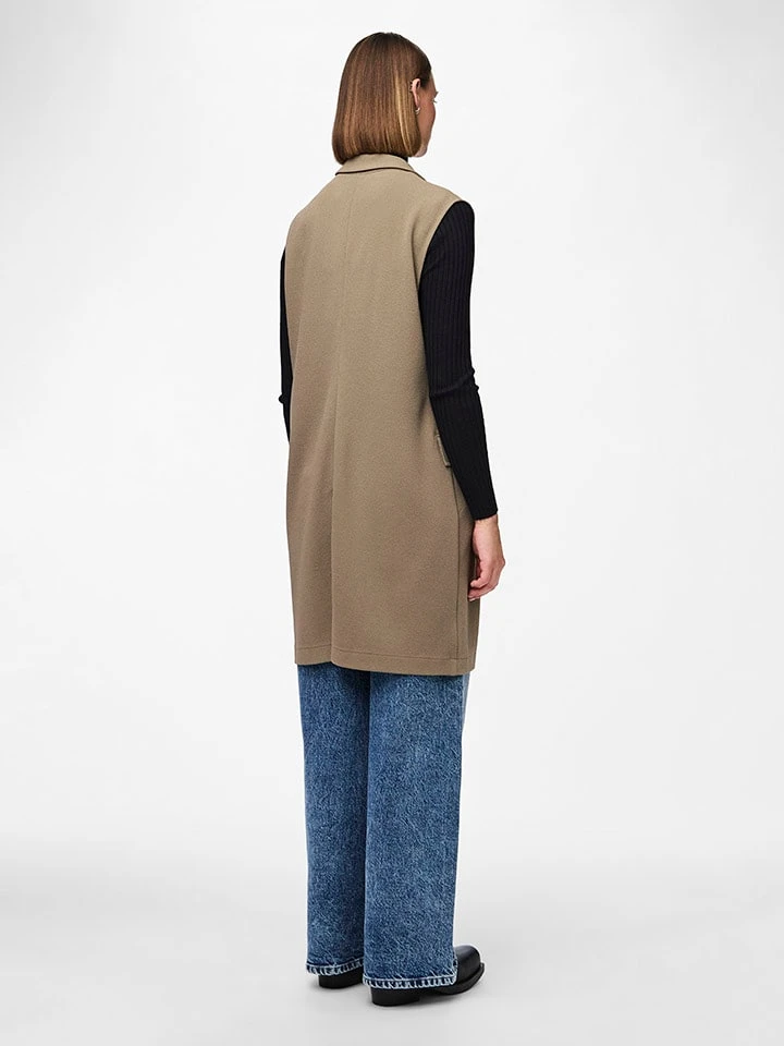 Longvest "Jana" taupe Pieces Longvest "Jana" Taupe -Limango Winkel pieces longvest jana taupe 2