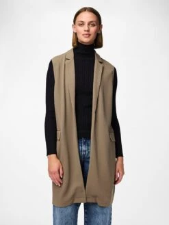 Pieces Longvest "Jana" Taupe 5 Pieces Longvest "Jana" Taupe -Limango Winkel pieces longvest jana taupe 3