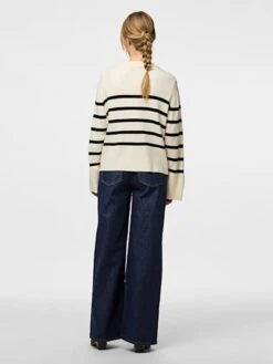 Pieces Vest Crème/zwart -Limango Winkel pieces vest creme zwart 2