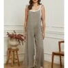 Linnen Jumpsuit "Gadjy" Taupe 1 Linnen Jumpsuit "Gadjy" Taupe -Limango Winkel plume linnen jumpsuit gadjy taupe