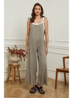 Linnen Jumpsuit "Gadjy" Taupe