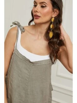 Linnen Jumpsuit "Gadjy" Taupe 6 Linnen Jumpsuit "Gadjy" Taupe -Limango Winkel plume linnen jumpsuit gadjy taupe 4