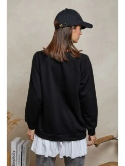 Sweatshirt "Nature" Zwart -Limango Winkel plume sweatshirt nature zwart 2