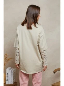 Sweatshirt "Reyne" Beige -Limango Winkel plume sweatshirt reyne beige 2