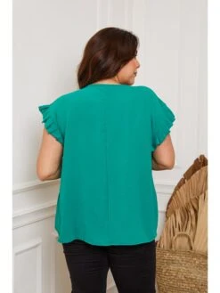 Shirt "Eglantine" Groen 4 Shirt "Eglantine" Groen -Limango Winkel plus size company shirt eglantine groen 2