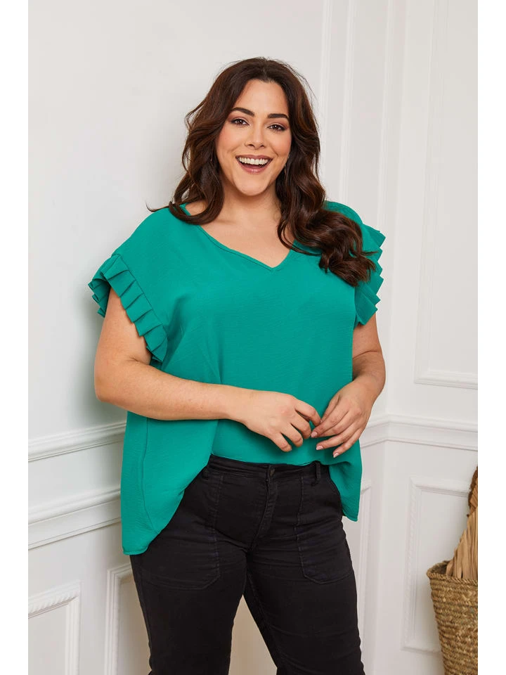 Shirt "Eglantine" groen Shirt "Eglantine" Groen -Limango Winkel plus size company shirt eglantine groen