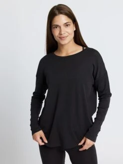 Wollen Longsleeve "Mibe" Zwart -Limango Winkel rethinkit wollen longsleeve mibe zwart 4