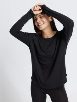 Wollen Longsleeve "Mibe" Zwart -Limango Winkel rethinkit wollen longsleeve mibe zwart 5