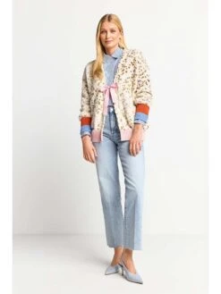 Rich&royal Vest Crème/lichtbruin