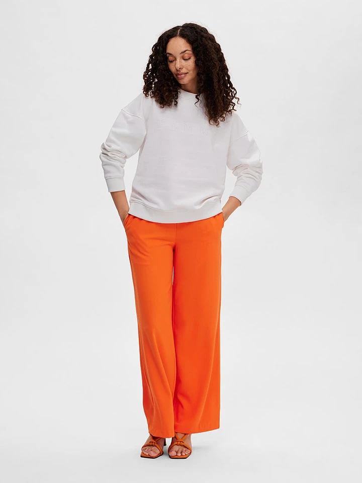 Sweatshirt "Joelle" wit Selected Femme Sweatshirt "Joelle" Wit -Limango Winkel selected femme sweatshirt joelle wit 1