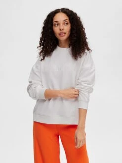 Selected Femme Sweatshirt "Joelle" Wit