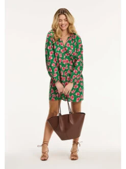 Shiwi Jurk "Rhodes" Groen/roze