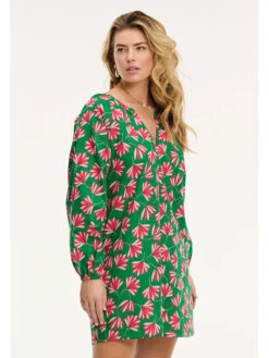 Shiwi Jurk "Rhodes" Groen/roze 6 Shiwi Jurk "Rhodes" Groen/roze -Limango Winkel shiwi jurk rhodes groen roze 4
