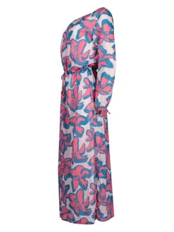 Skiny Jurk Crème/blauw/roze -Limango Winkel skiny jurk creme blauw roze 4