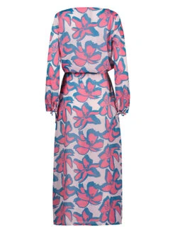 Skiny Jurk Crème/blauw/roze -Limango Winkel skiny jurk creme blauw roze 5