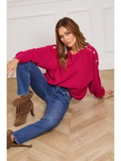 Trui "Burny" Fuchsia 6 Trui "Burny" Fuchsia -Limango Winkel so cachemire trui burny fuchsia 4