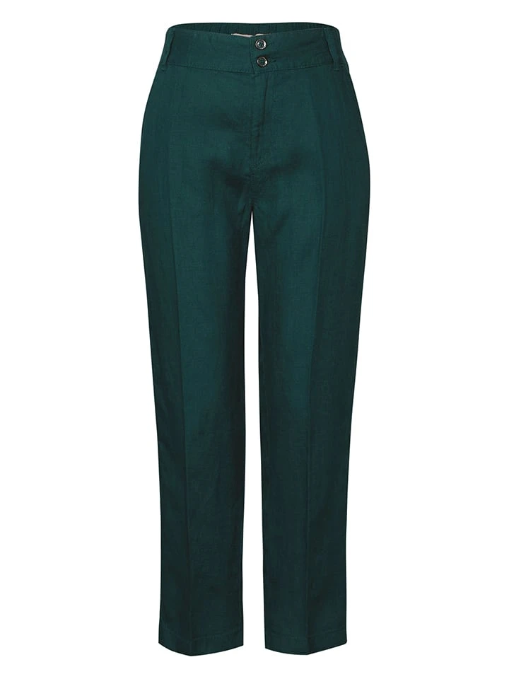 Linnen broek petrol STREET ONE Linnen Broek Petrol -Limango Winkel street one linnen broek petrol 3