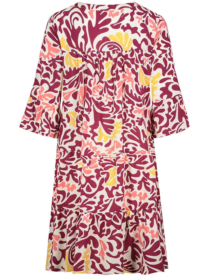 Jurk bordeaux/wit SUBLEVEL Jurk Bordeaux/wit -Limango Winkel sublevel jurk bordeaux wit 1