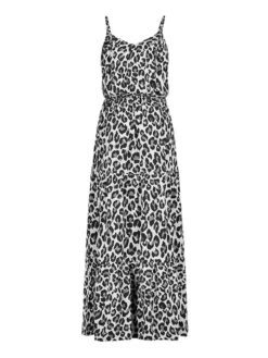 SUBLEVEL Jurk Grijs/wit/zwart -Limango Winkel sublevel jurk grijs wit zwart 1